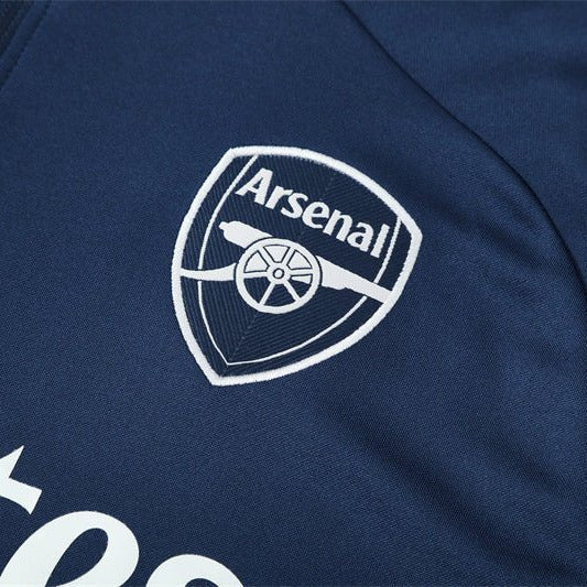 25/26 Arsenal Training Blue Tracksuit from FootballPrestige.com - Premium Football Kits