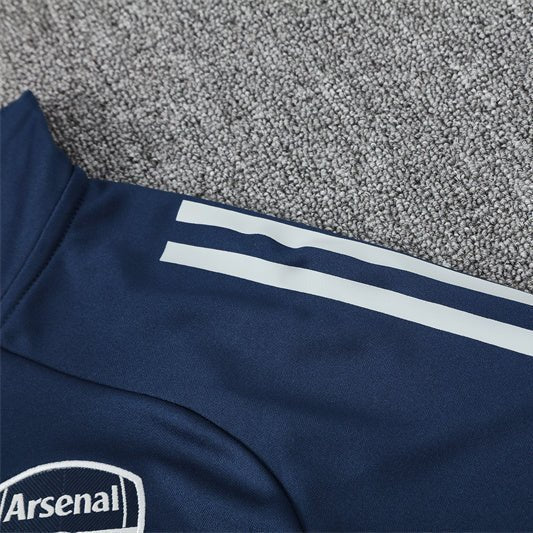 25/26 Arsenal Training Blue Tracksuit from FootballPrestige.com - Premium Football Kits