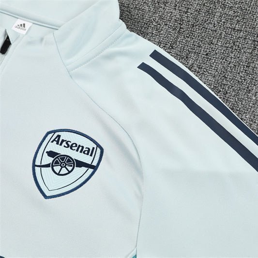25/26 Arsenal Training White Tracksuit from FootballPrestige.com - Premium Football Kits