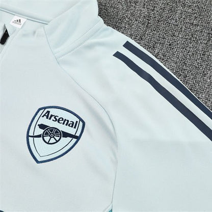 25/26 Arsenal Training White Tracksuit from FootballPrestige.com - Premium Football Kits