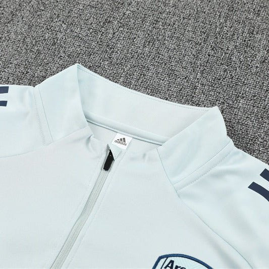 25/26 Arsenal Training White Tracksuit from FootballPrestige.com - Premium Football Kits