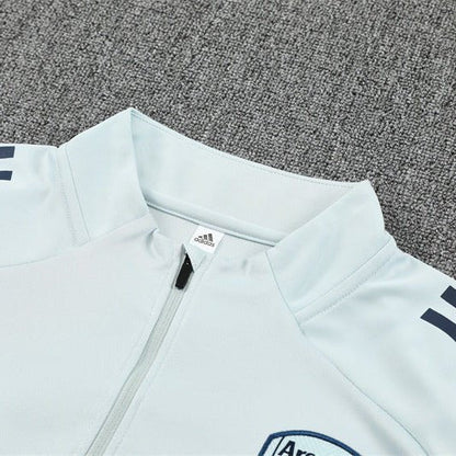 25/26 Arsenal Training White Tracksuit from FootballPrestige.com - Premium Football Kits