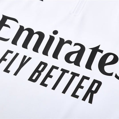 25/26 Arsenal White/Red Tracksuit from FootballPrestige.com - Premium Football Kits