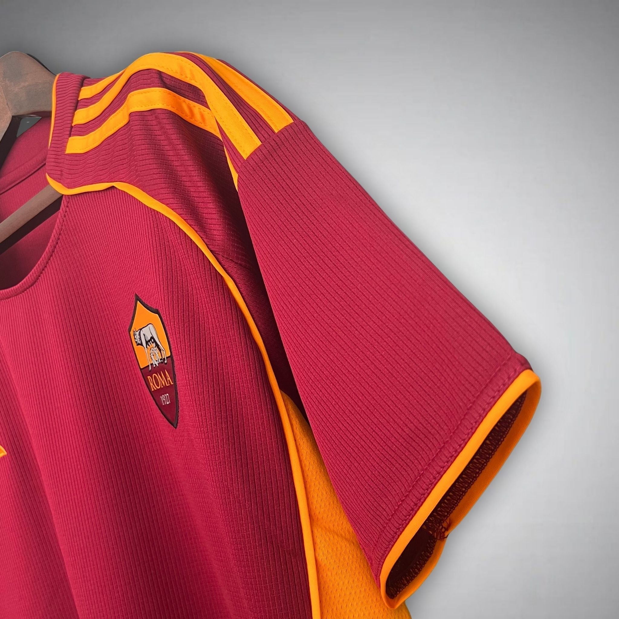 25/26 AS Roma Home Kit from FootballPrestige.club - Premium Football Kits