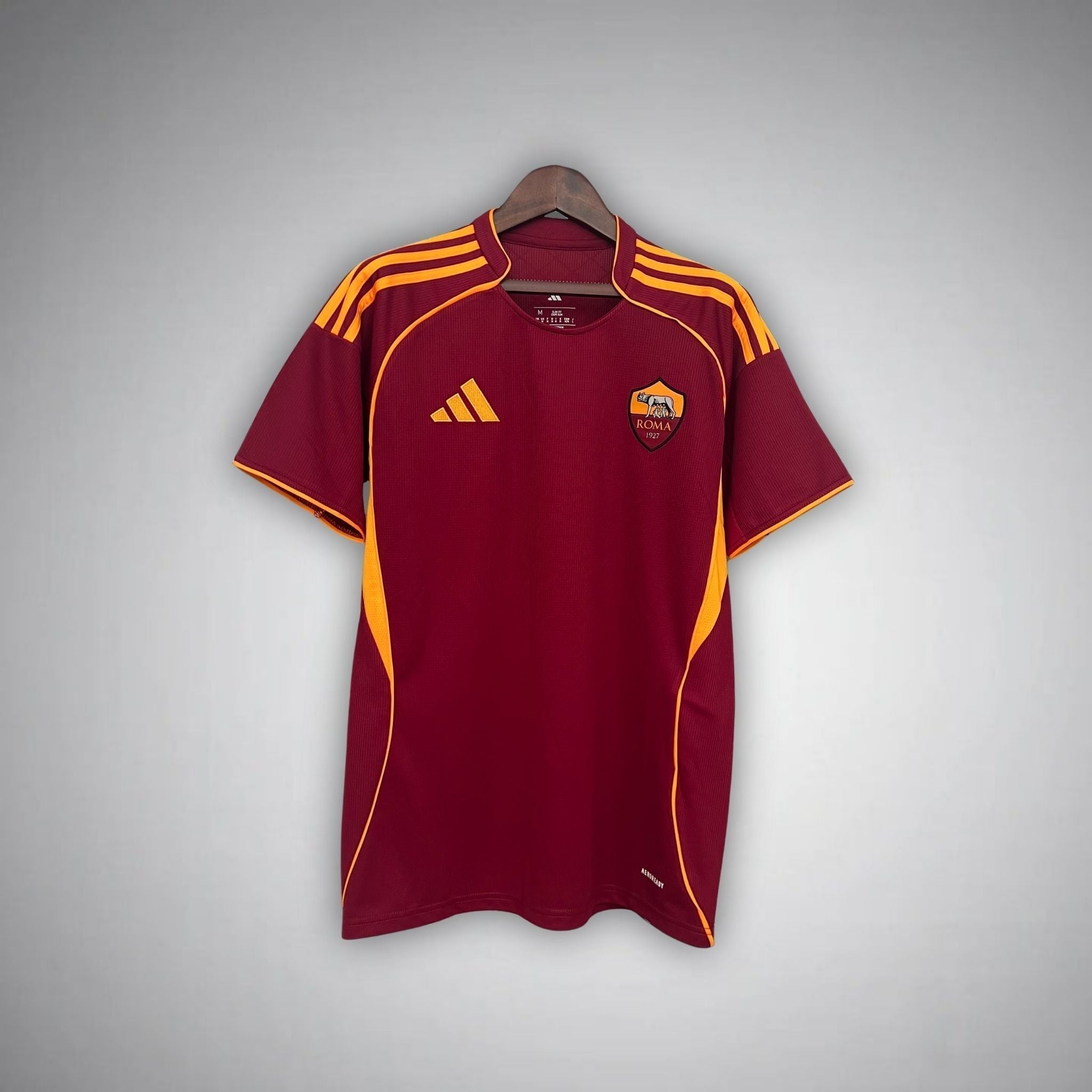 25/26 AS Roma Home Kit from FootballPrestige.club - Premium Football Kits