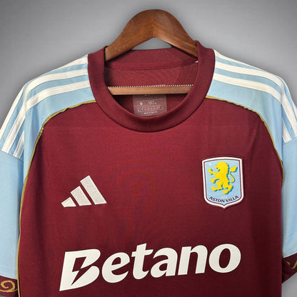 25/26 Aston Villa Home Kit from FootballPrestige.com - Premium Football Kits