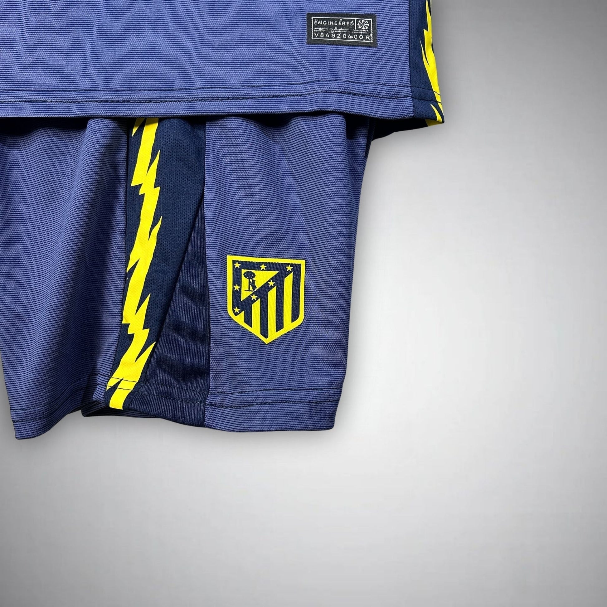 25/26 Atletico Madrid Away Kids Size Kit from FootballPrestige.com - Premium Football Kits