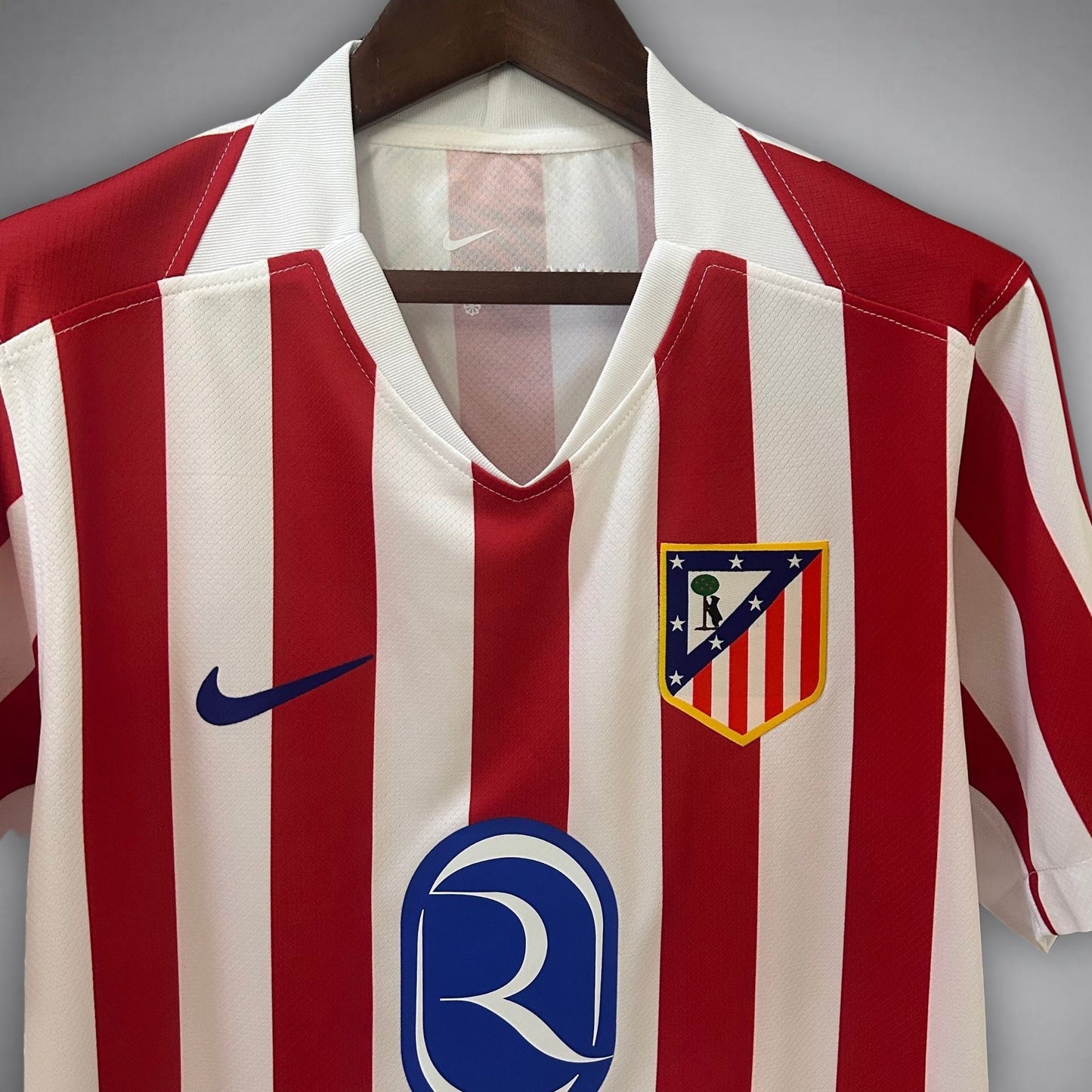 25/26 Atletico Madrid Home Kit from FootballPrestige.com - Premium Football Kits