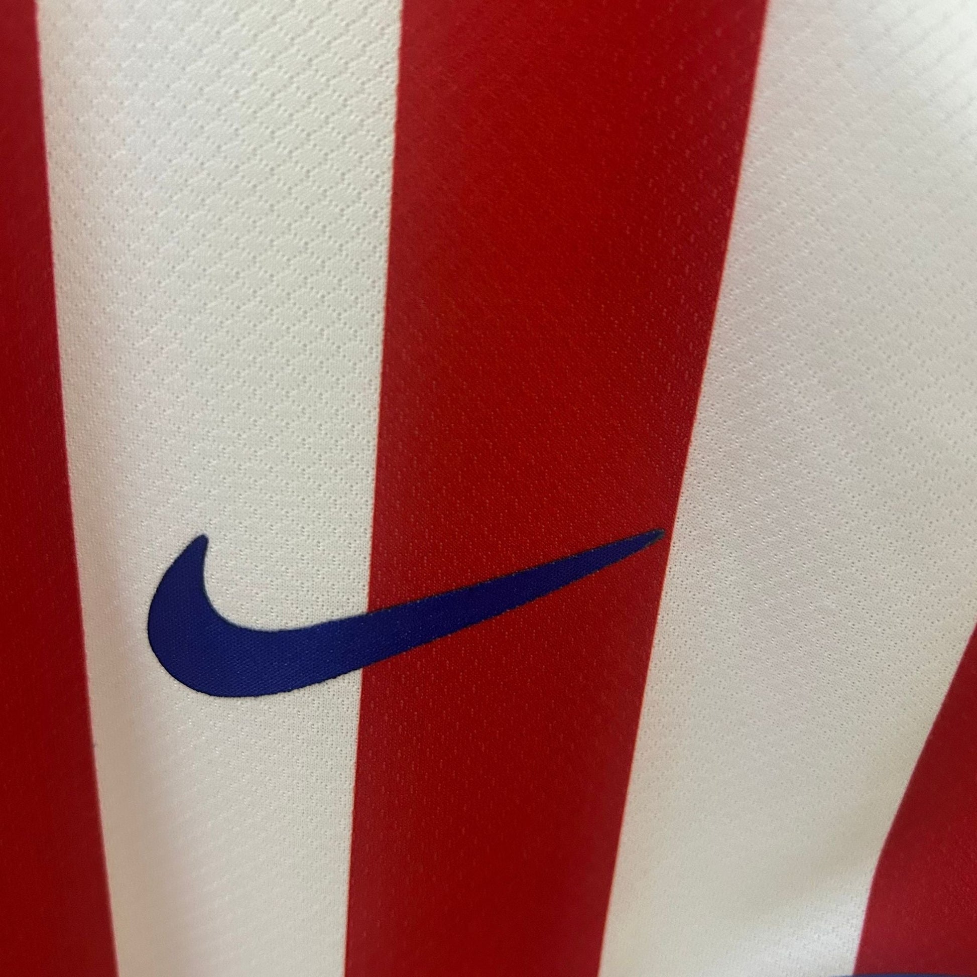 25/26 Atletico Madrid Home Kit from FootballPrestige.com - Premium Football Kits
