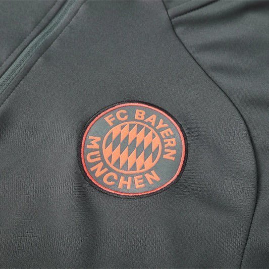 25/26 Bayern München Training Grey Tracksuit from FootballPrestige.com - Premium Football Kits