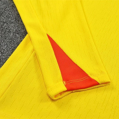25/26 Brazil Training Yellow Tracksuit from FootballPrestige.com - Premium Football Kits