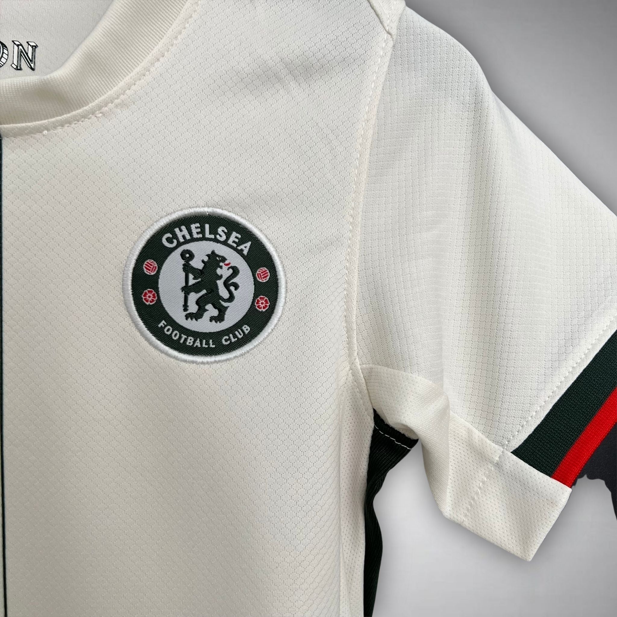 25/26 Chelsea Away Kids Size Kit from FootballPrestige.club - Premium Football Kits
