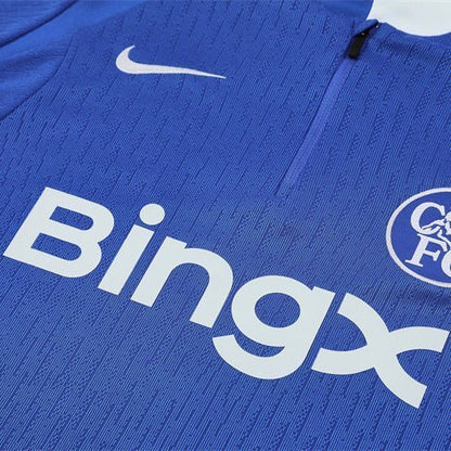 25/26 Chelsea Blue Tracksuit from FootballPrestige.com - Premium Football Kits