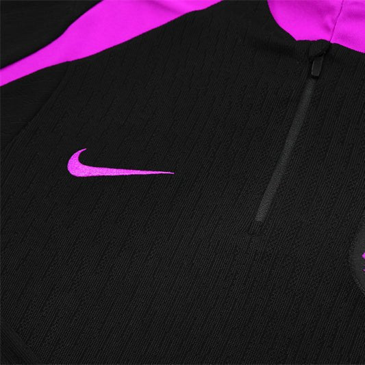 25/26 England Training Black Kids Size Tracksuit from FootballPrestige.com - Premium Football Kits