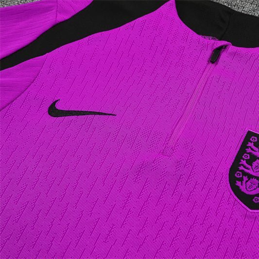 25/26 England Training Purple Kids Size Tracksuit from FootballPrestige.com - Premium Football Kits