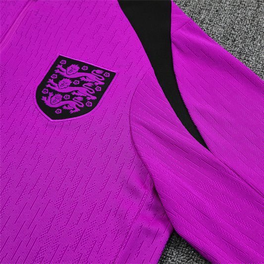 25/26 England Training Purple Kids Size Tracksuit from FootballPrestige.com - Premium Football Kits