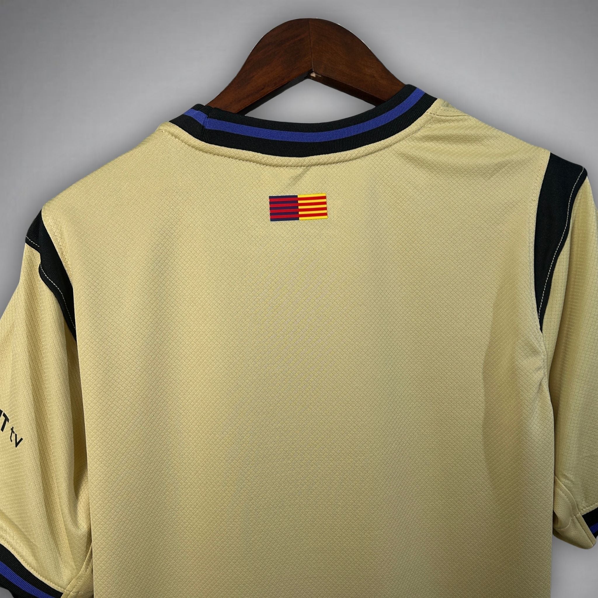 25/26 FC Barcelona Away Kit from FootballPrestige.club - Premium Football Kits