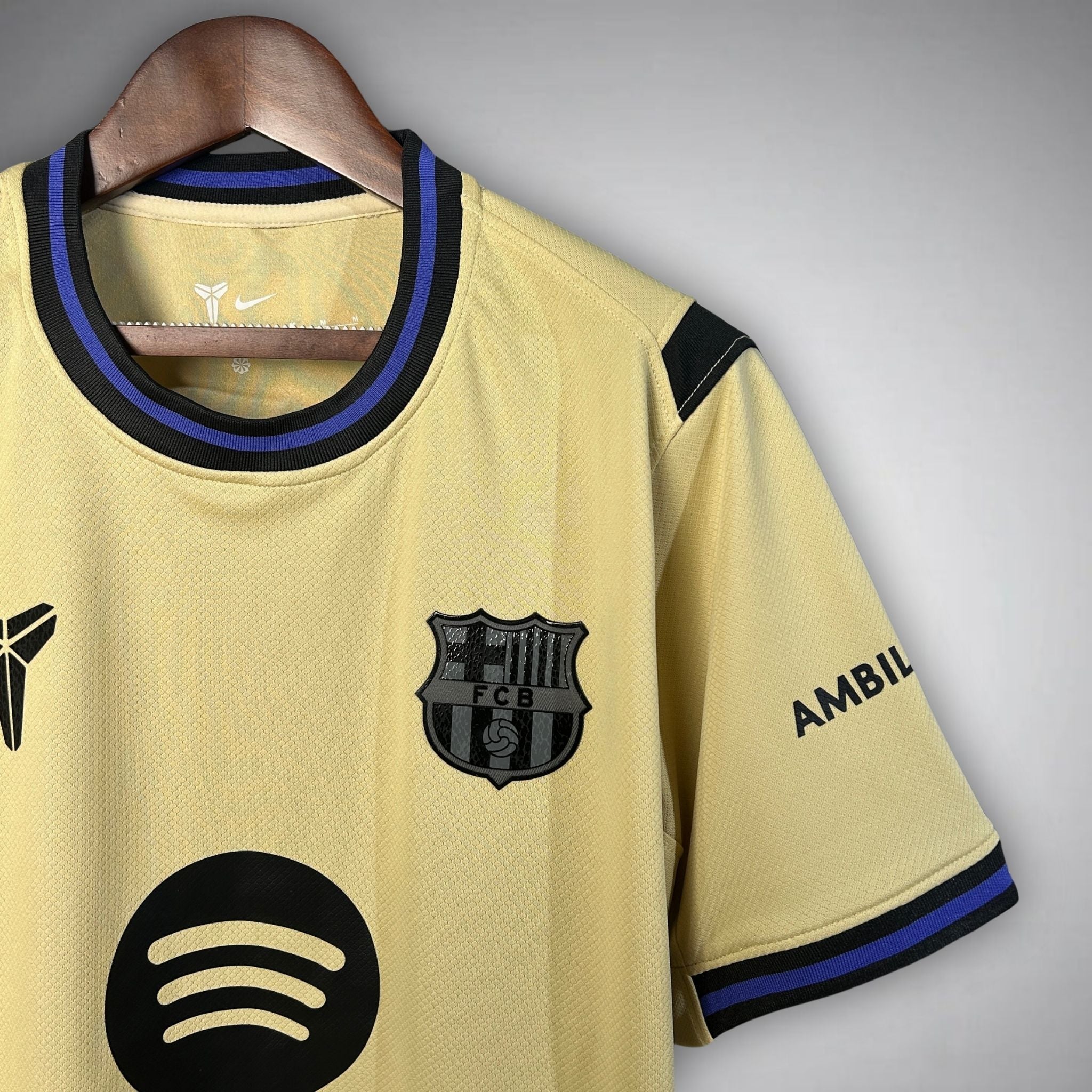 25/26 FC Barcelona Away Kit from FootballPrestige.club - Premium Football Kits