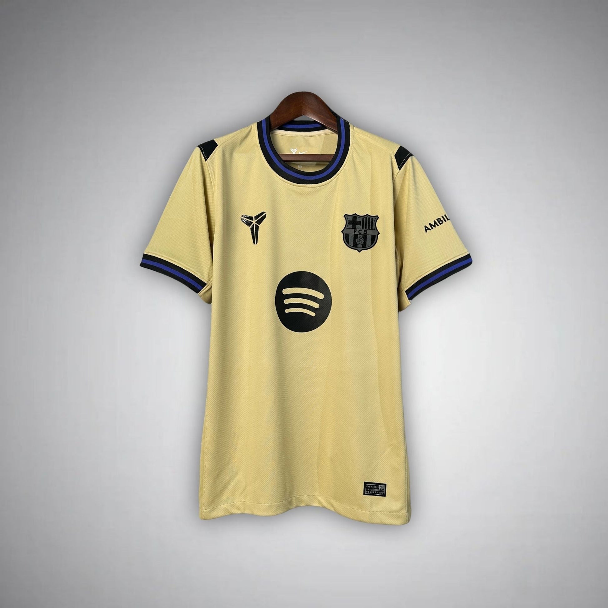 25/26 FC Barcelona Away Kit from FootballPrestige.com - Premium Football Kits