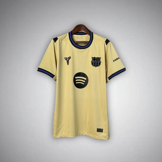 25/26 FC Barcelona Away Kit from FootballPrestige.com - Premium Football Kits