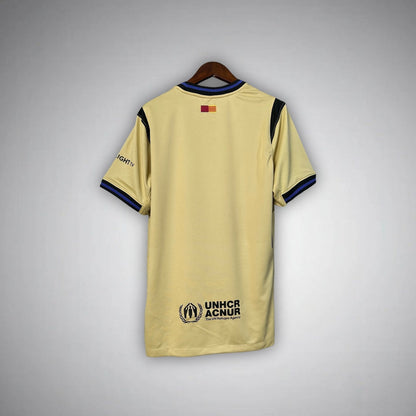 25/26 FC Barcelona Away Kit from FootballPrestige.com - Premium Football Kits