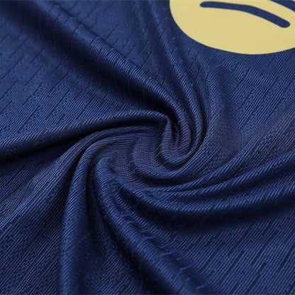 25/26 FC Barcelona Half Zip Training Blue/Purple Kids Size Tracksuit from FootballPrestige.com - Premium Football Kits