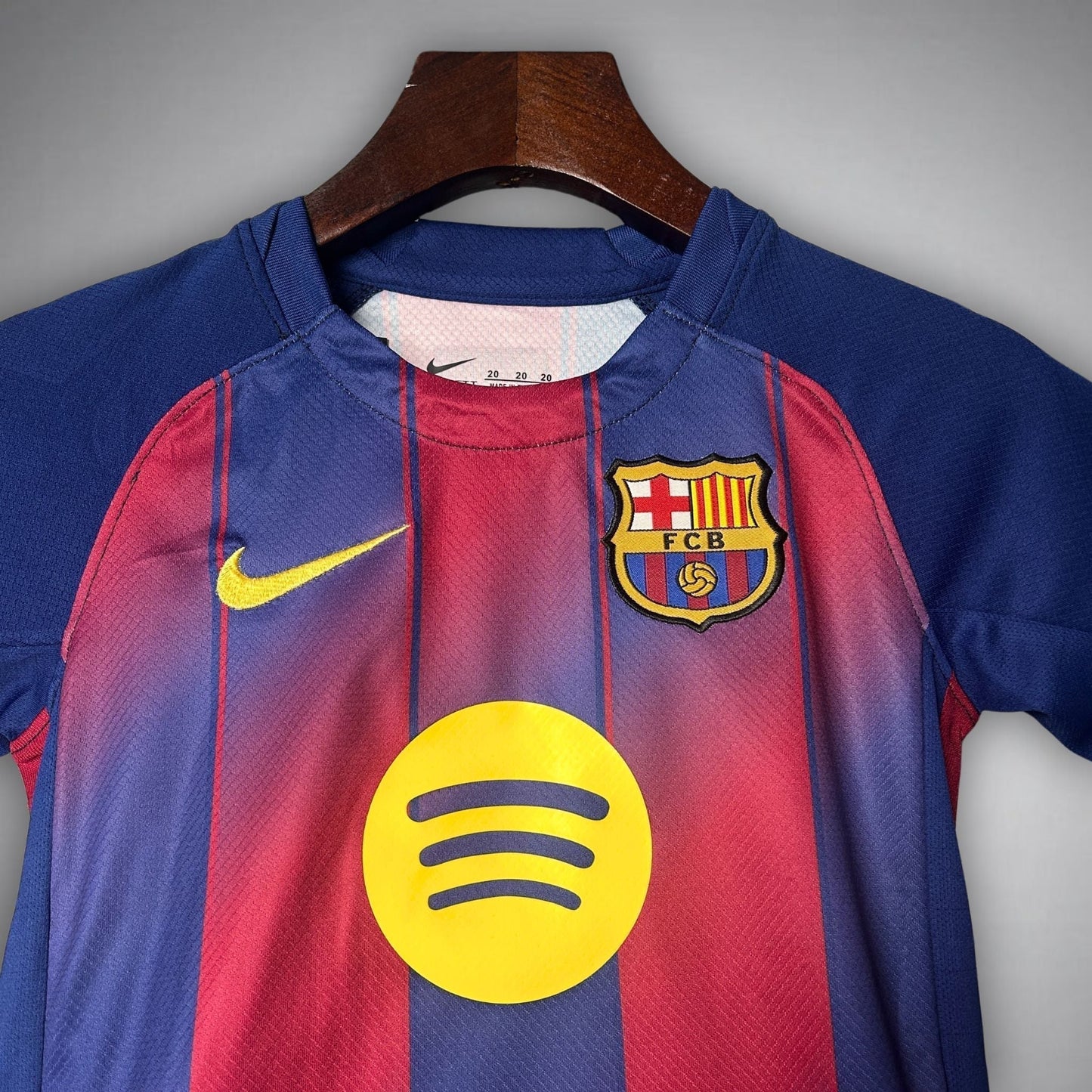 25/26 FC Barcelona Home Kids Size Kit from FootballPrestige.com - Premium Football Kits