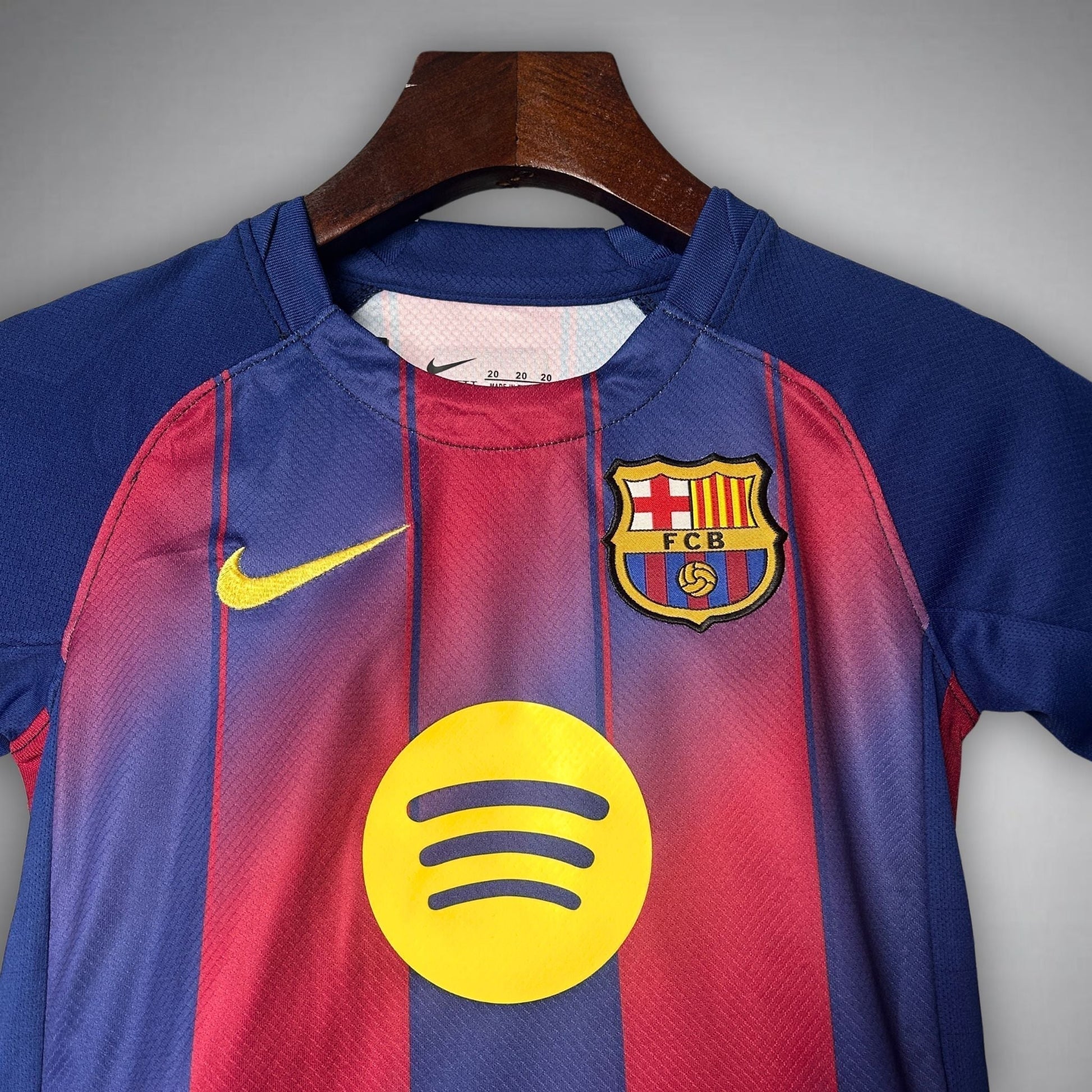 25/26 FC Barcelona Home Kids Size Kit from FootballPrestige.com - Premium Football Kits