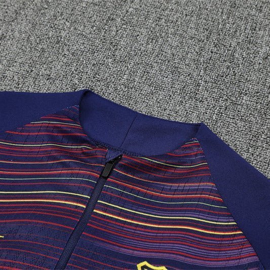 25/26 FC Barcelona Pre - Match Home Kids Size Tracksuit from FootballPrestige.com - Premium Football Kits