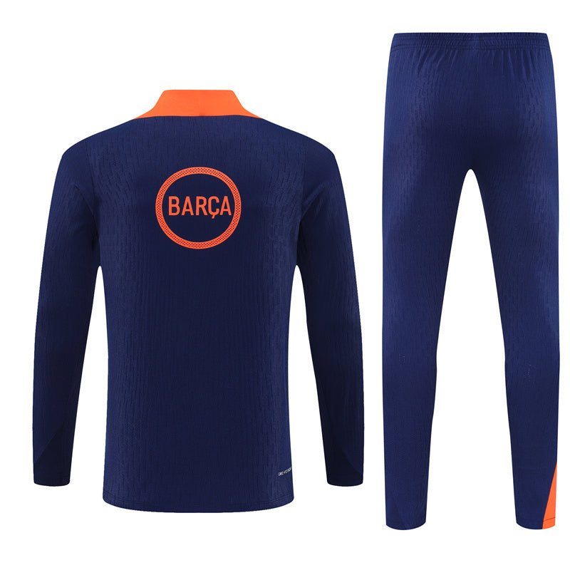 25/26 FC Barcelona Pre - Match Third Kids Size Tracksuit from FootballPrestige.com - Premium Football Kits