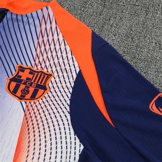 25/26 FC Barcelona Pre - Match Third Tracksuit from FootballPrestige.com - Premium Football Kits