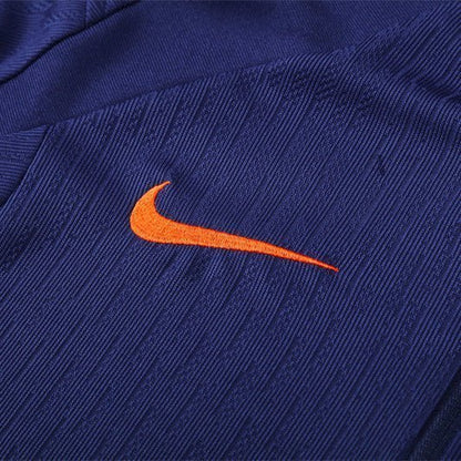 25/26 FC Barcelona Training Blue/Orange Kids Size Tracksuit from FootballPrestige.com - Premium Football Kits