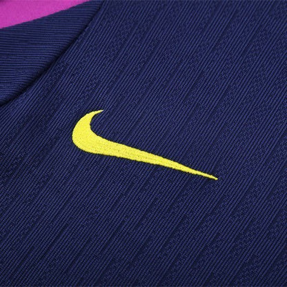 25/26 FC Barcelona Training Blue/Purple Kids Size Tracksuit from FootballPrestige.com - Premium Football Kits