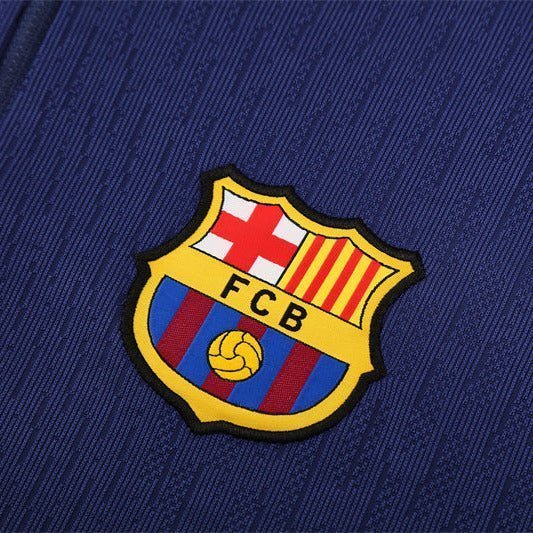 25/26 FC Barcelona Training Blue/Purple Tracksuit from FootballPrestige.com - Premium Football Kits