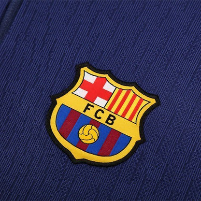 25/26 FC Barcelona Training Blue/Purple Tracksuit from FootballPrestige.com - Premium Football Kits