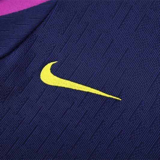 25/26 FC Barcelona Training Blue/Purple Tracksuit from FootballPrestige.com - Premium Football Kits
