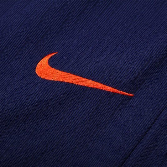 25/26 FC Barcelona Training Orange/Blue Kids Size Tracksuit from FootballPrestige.com - Premium Football Kits