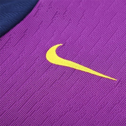 25/26 FC Barcelona Training Purple/Blue Kids Size Tracksuit from FootballPrestige.com - Premium Football Kits