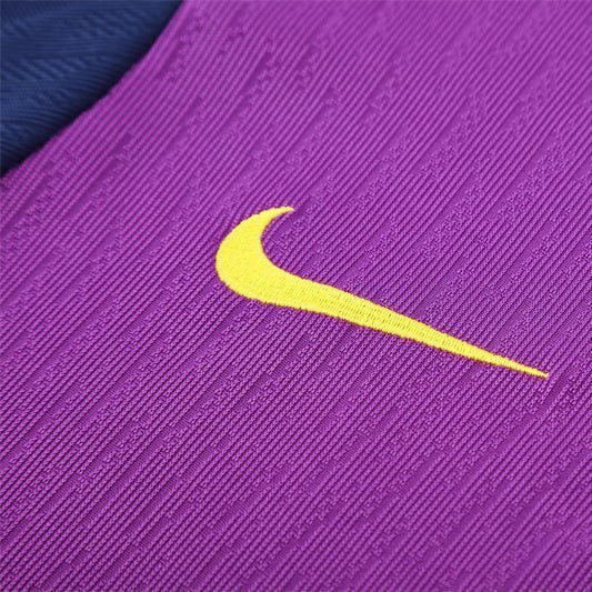 25/26 FC Barcelona Training Purple/Blue Tracksuit from FootballPrestige.com - Premium Football Kits