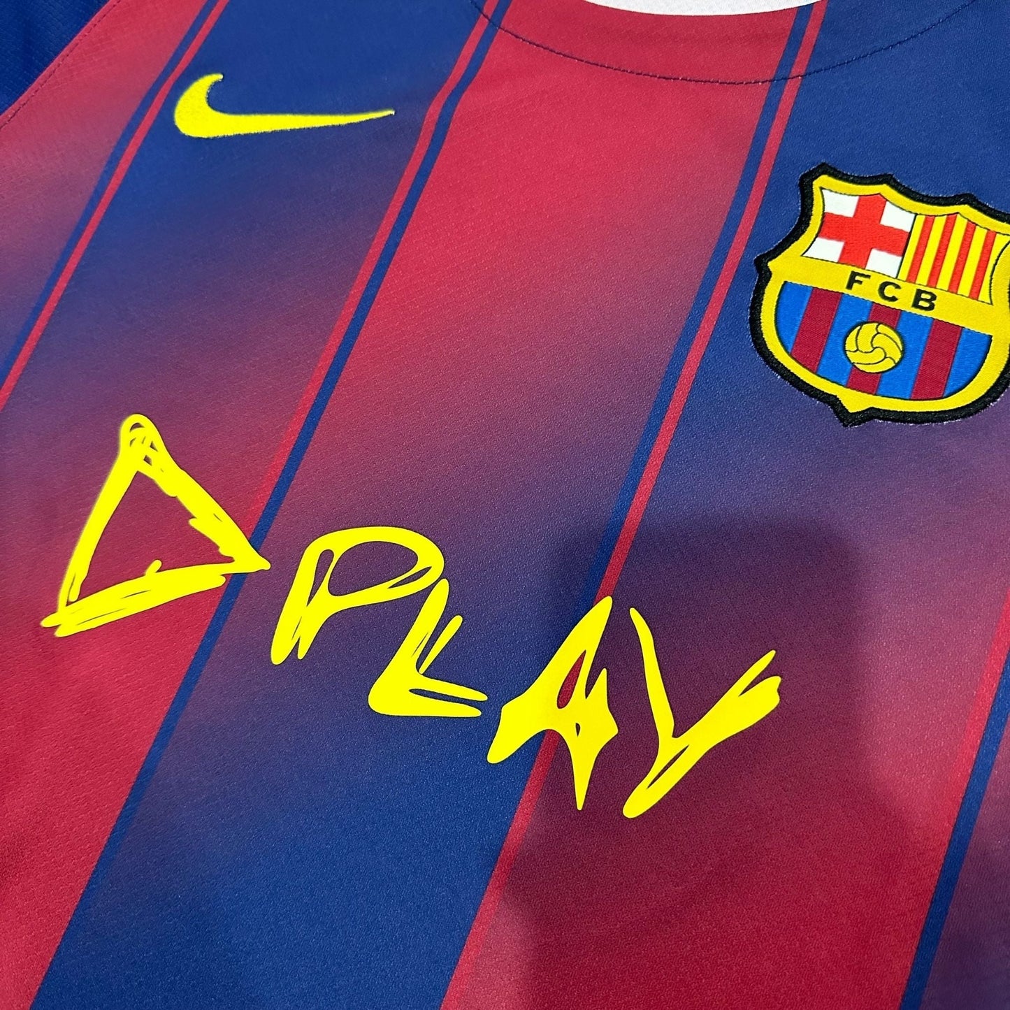 25/26 FC Barcelona x Ed Sheeran Home Kit from FootballPrestige.com - Premium Football Kits