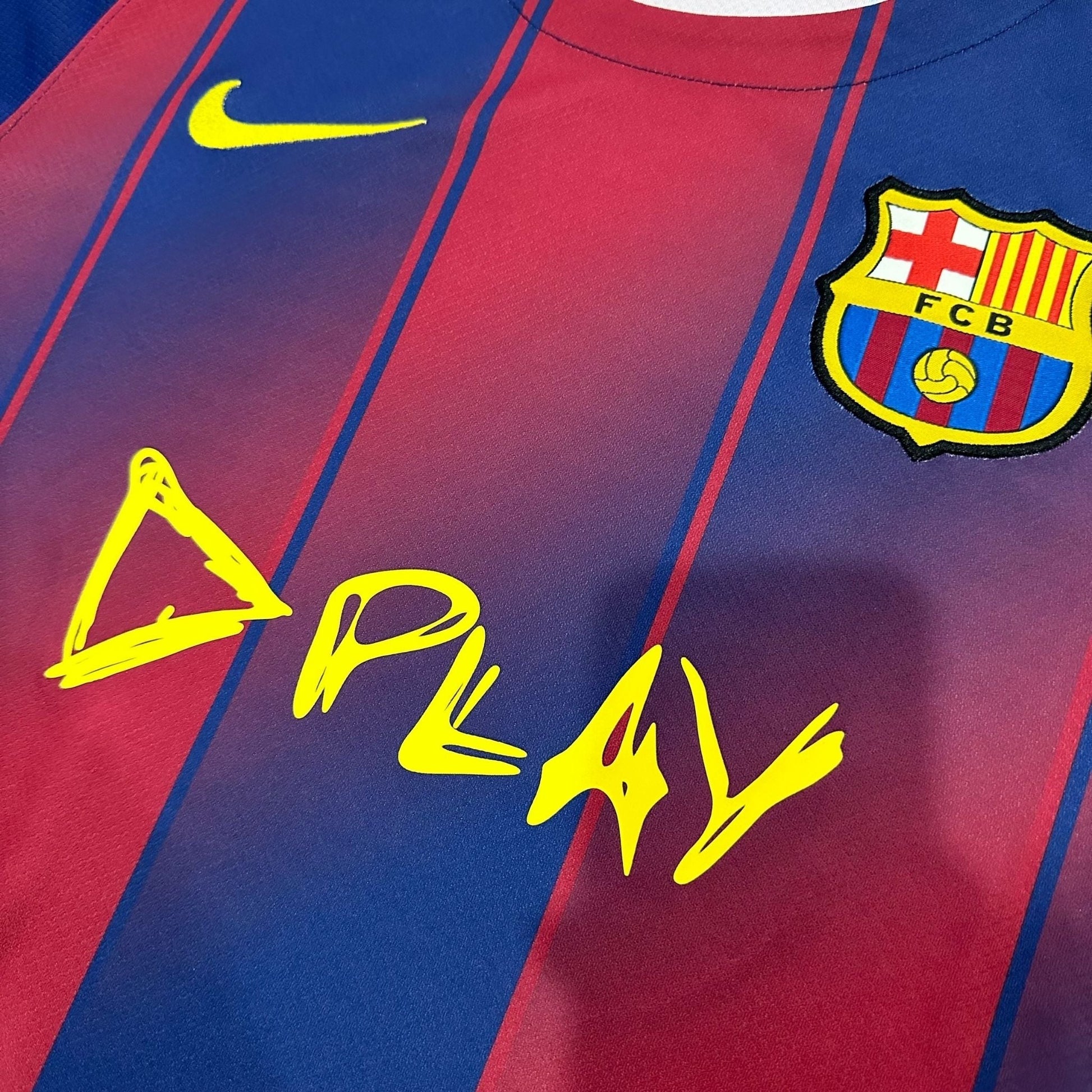25/26 FC Barcelona x Ed Sheeran Home Kit from FootballPrestige.com - Premium Football Kits
