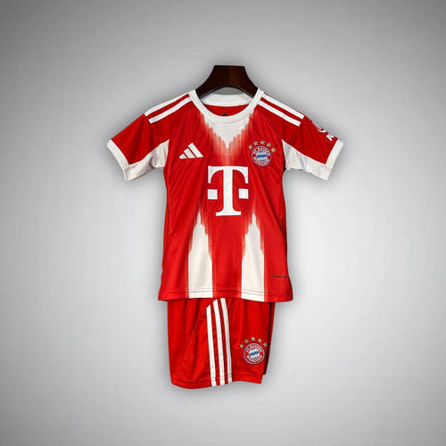 25/26 FC Bayern Home Kids Size Kit from FootballPrestige.com - Premium Football Kits