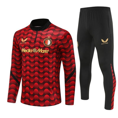 25/26 Feyenoord Pre - Match Home Tracksuit from FootballPrestige.com - Premium Football Kits