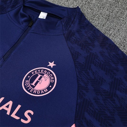 25/26 Feyenoord Training Blue Tracksuit from FootballPrestige.com - Premium Football Kits