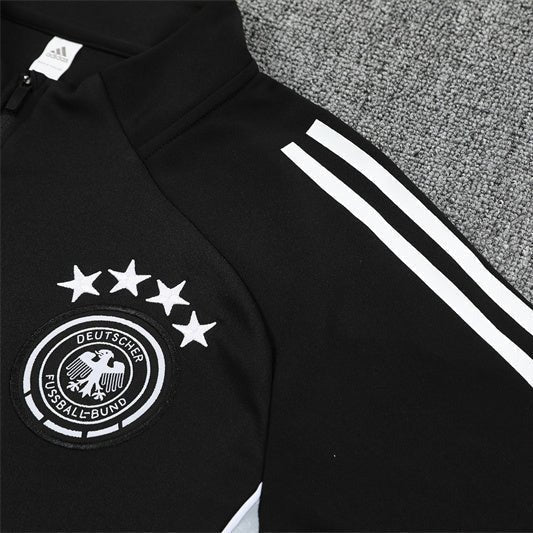 25/26 Germany Training Black Tracksuit from FootballPrestige.com - Premium Football Kits