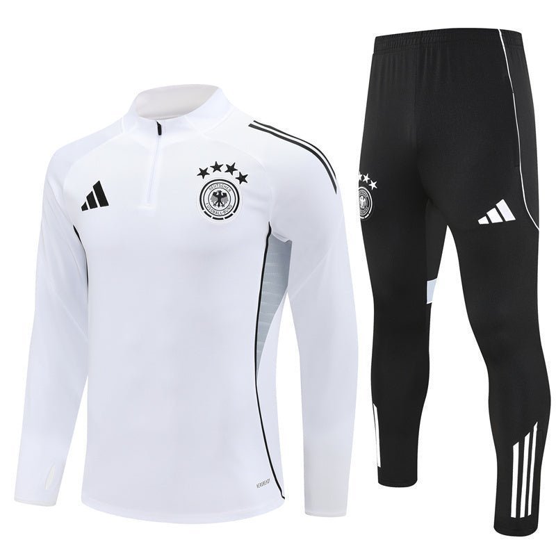 25/26 Germany Training White Tracksuit from FootballPrestige.club - Premium Football Kits