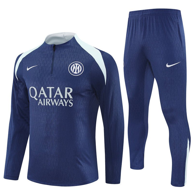25/26 Inter Milan Blue Tracksuit from FootballPrestige.com - Premium Football Kits