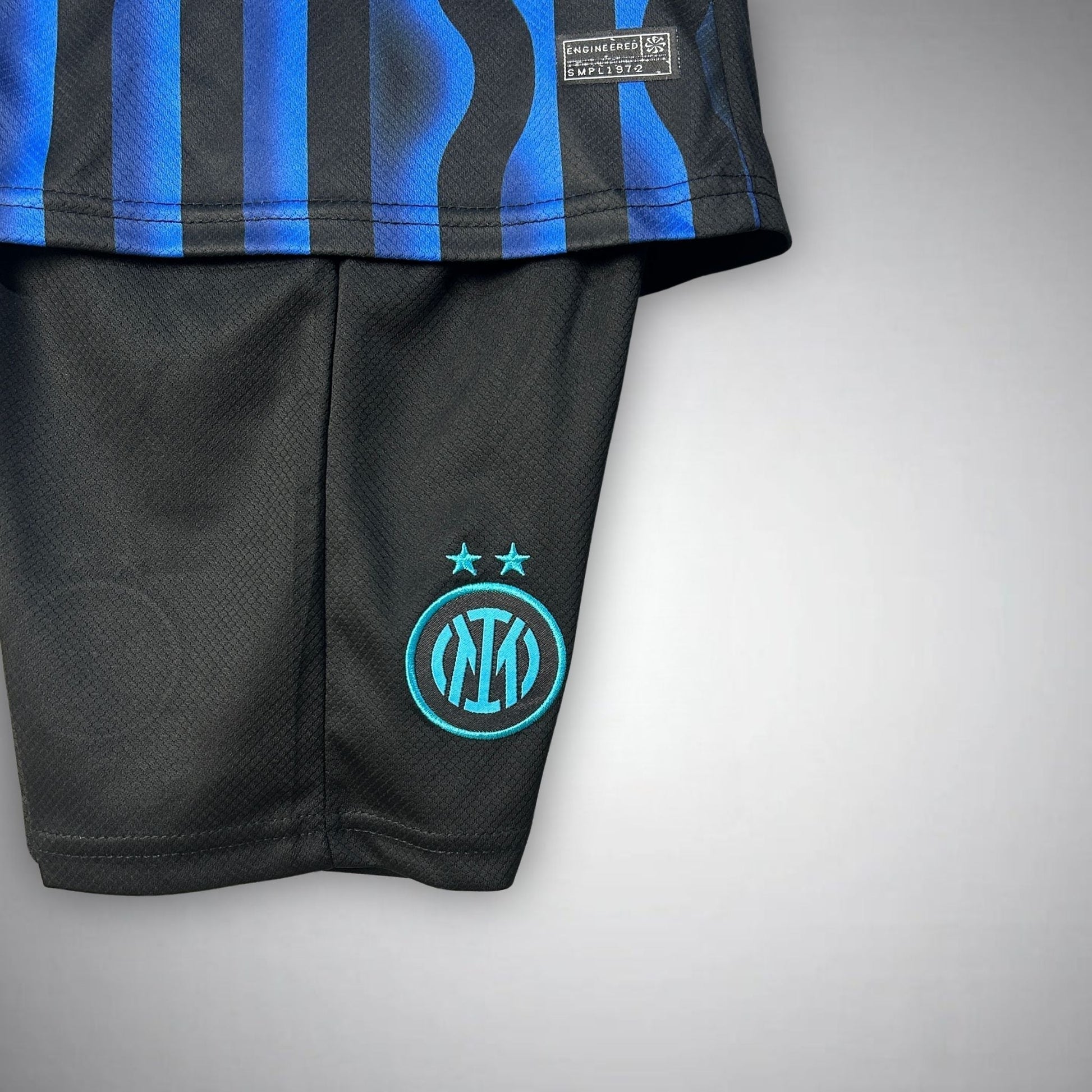 25/26 Inter Milan Home Kids Size Kit from FootballPrestige.com - Premium Football Kits