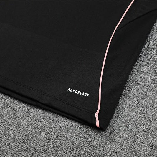 25/26 Juventus Training Black Tracksuit from FootballPrestige.com - Premium Football Kits