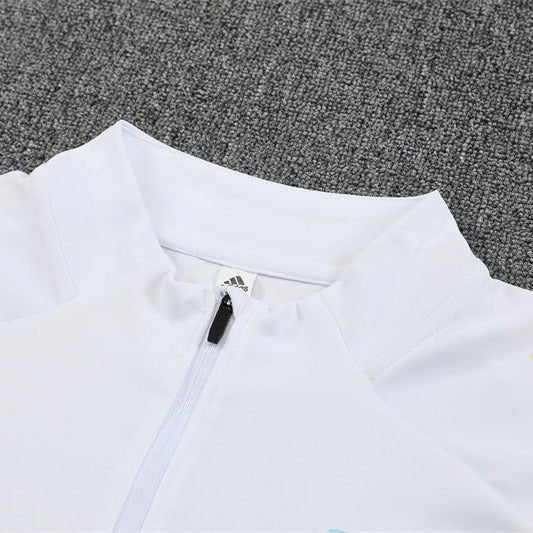 25/26 Juventus Training White Tracksuit from FootballPrestige.com - Premium Football Kits